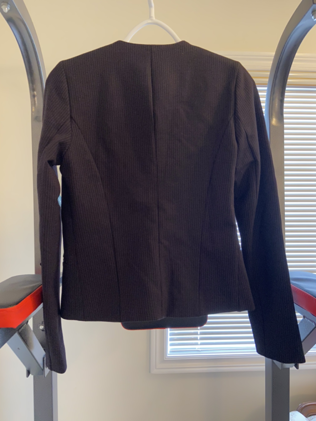 BNWT Simons Contemporaine Dark Purple Blazer image indicator(2)