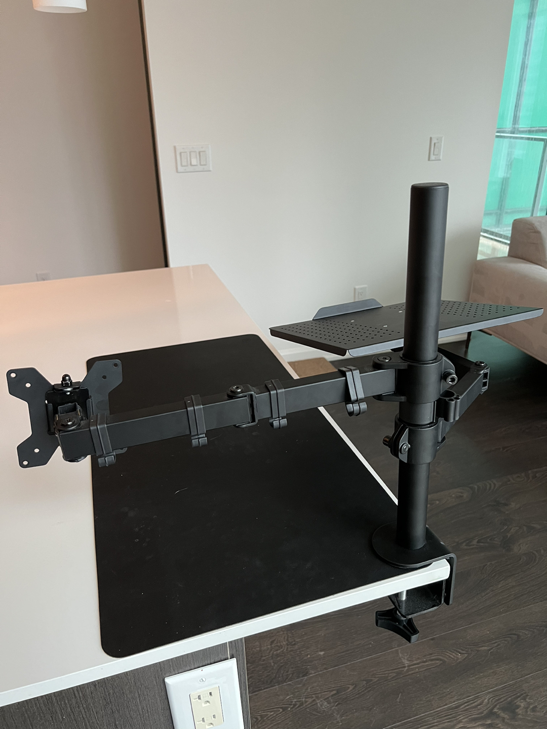 Monitor and laptop desk mount combo thumbnail