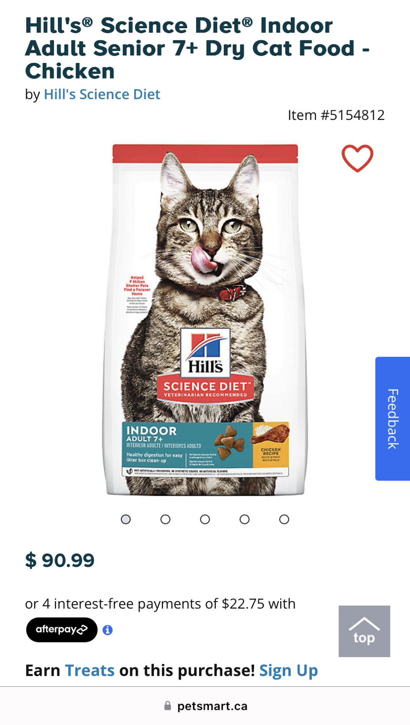 OPENED Hill's® Science Diet® Indoor Adult Senior 7+ Dry Cat Food - photo 5