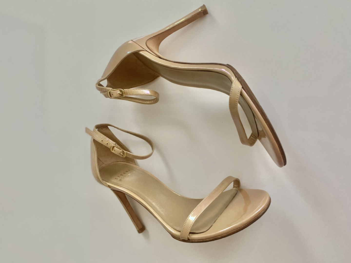 Stuart Weitzman leather strappy sandals
