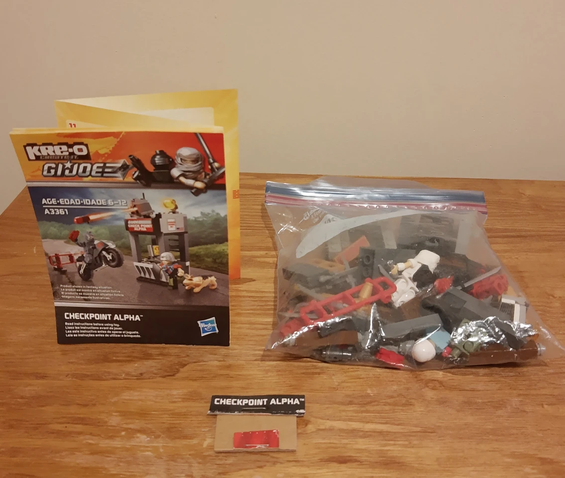 G.I.Joe KRE-O Checkpoint Alpha Building Set 💸