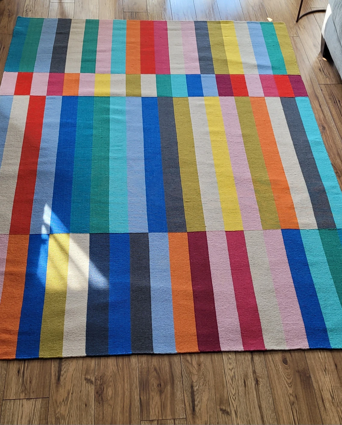 Large Ikea HALVED wool rug