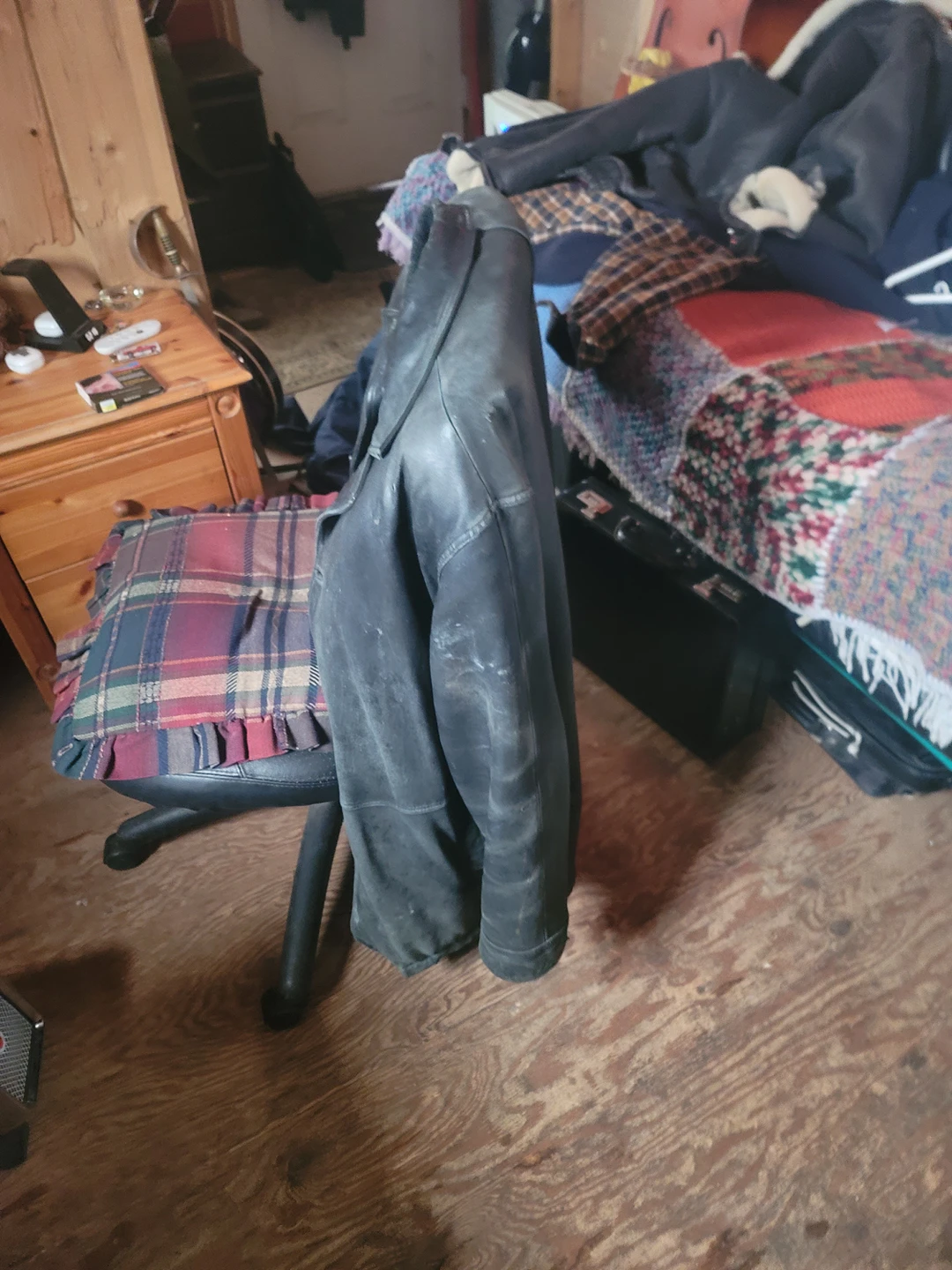 leather jacket, L maybe XL - photo 4