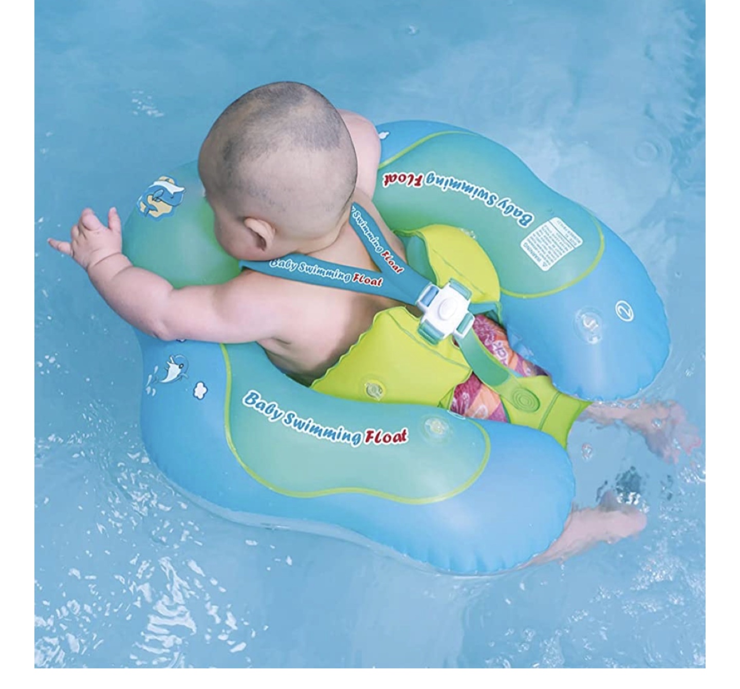 Baby inflatable swimming float