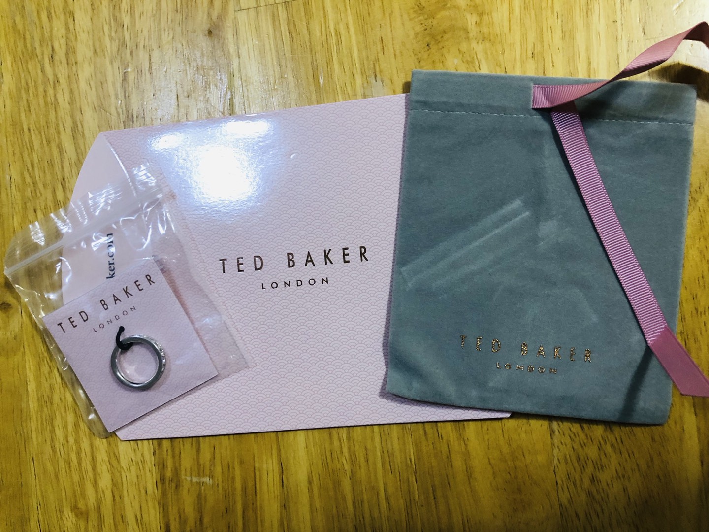 Ted Baker Crystal Band Ring
