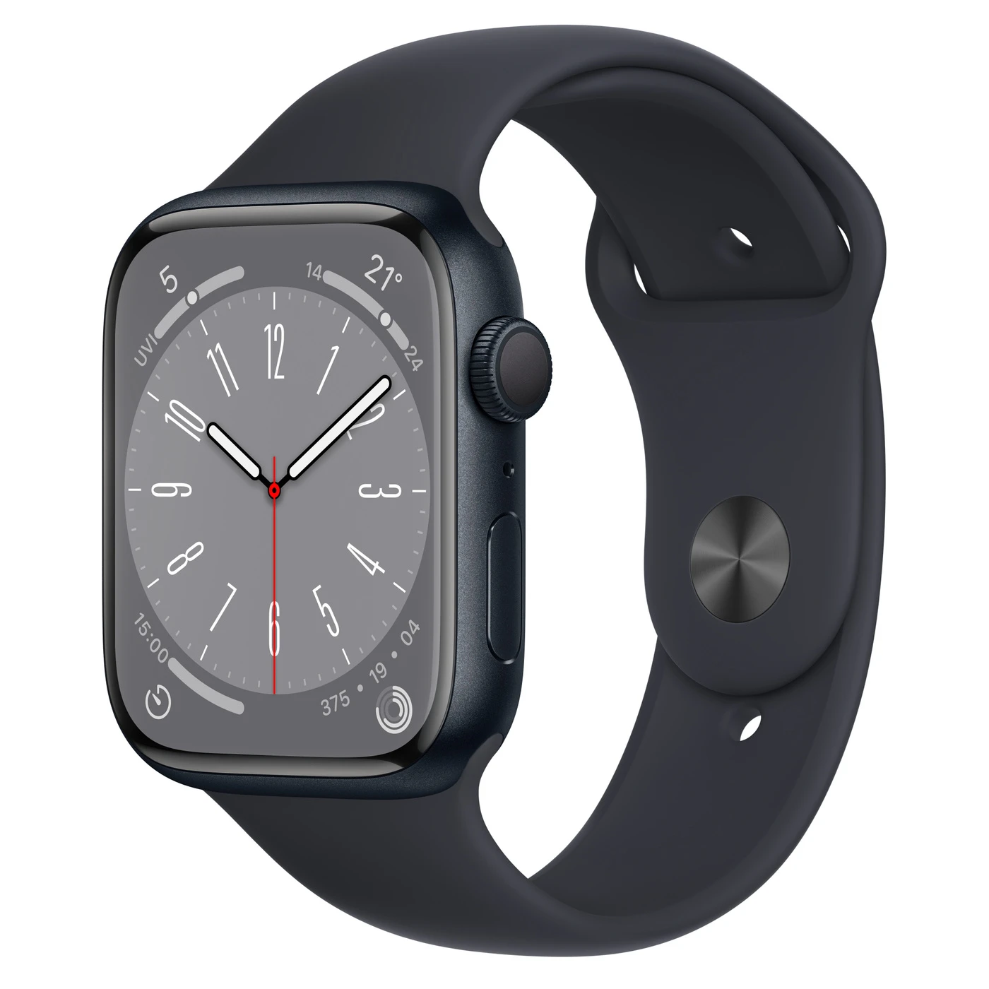NEW Apple Watch Series 8 +GPS Aluminum Midnight Edition thumbnail