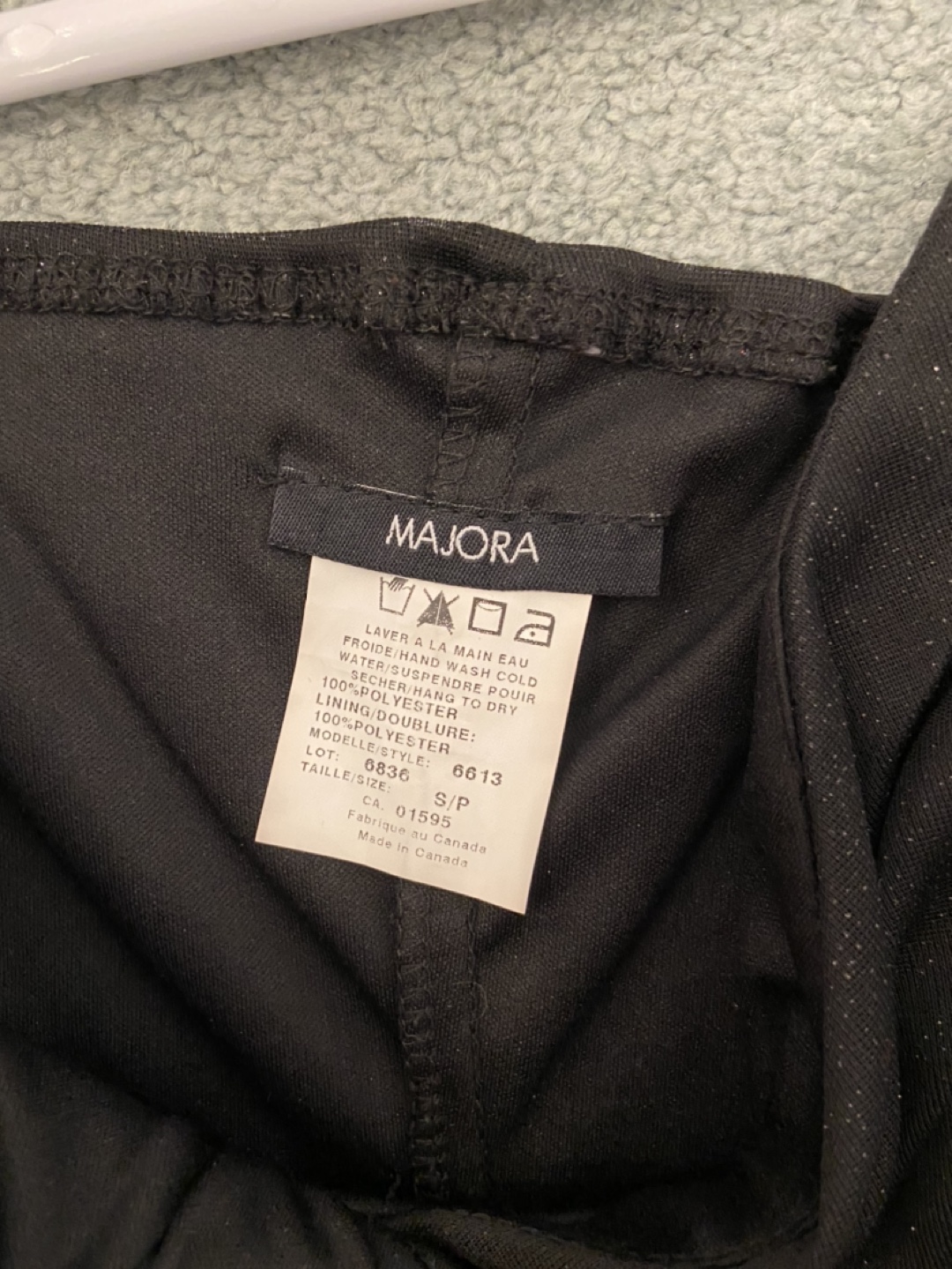 Majora Black Sparkly High Low Dress image indicator(7)