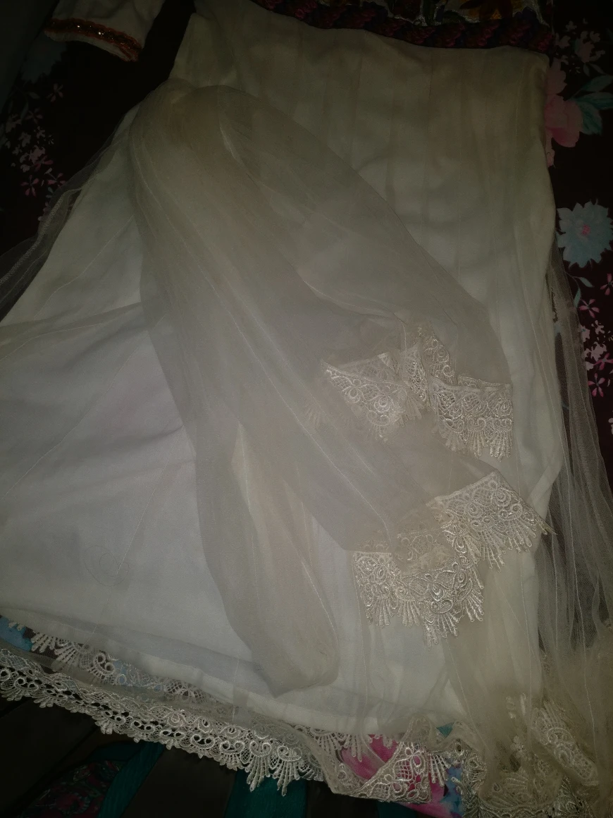 White Indian dress for women perfect for Dewali 2 piece - photo 2