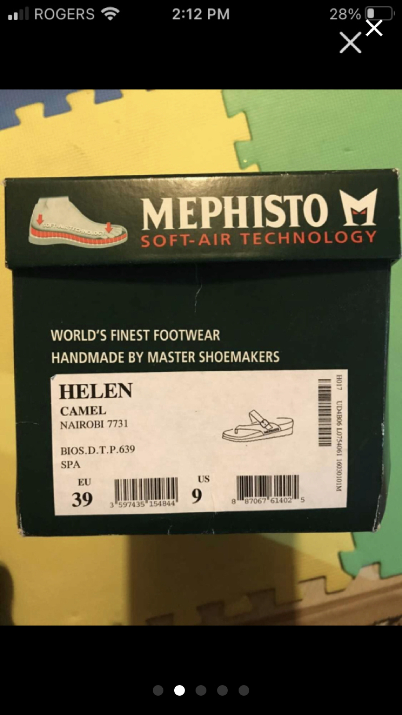 Brand new camel Nairobi cork thong sandals image indicator(2)