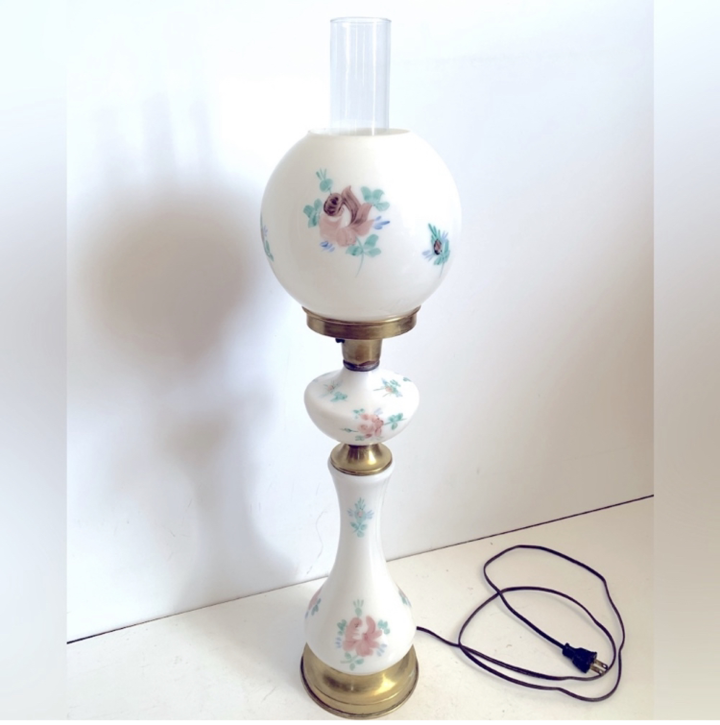 RARE Antique Hurricane Lamp - In Mint Condition!