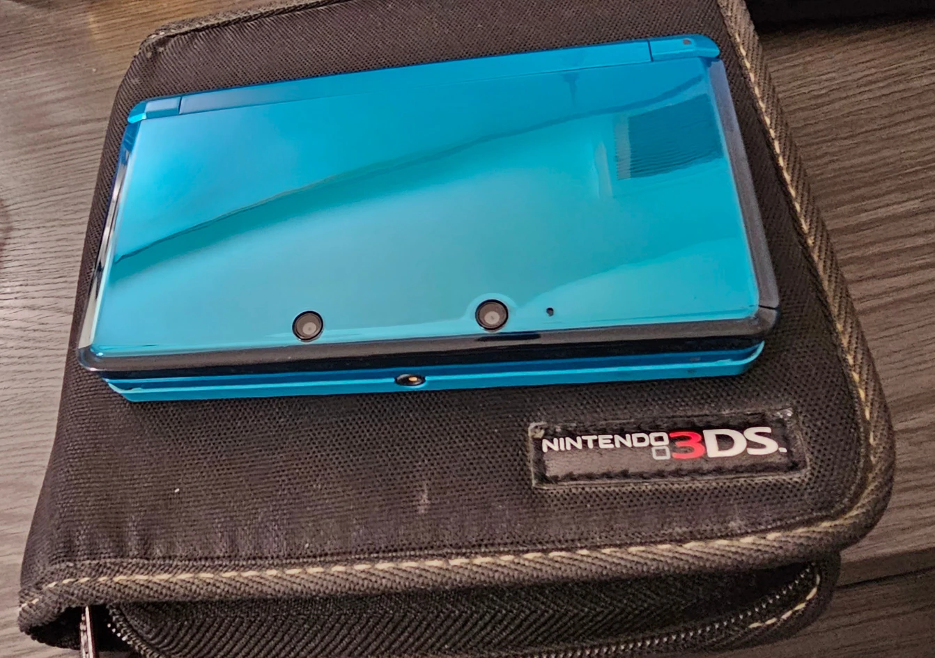 Nintendo 3DS Aqua Blue *MINT* thumbnail