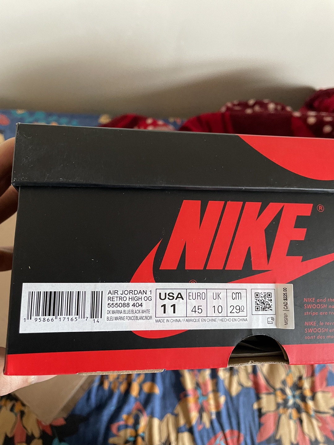 Jordan 1 High Marina Blue Size 11 - photo 2