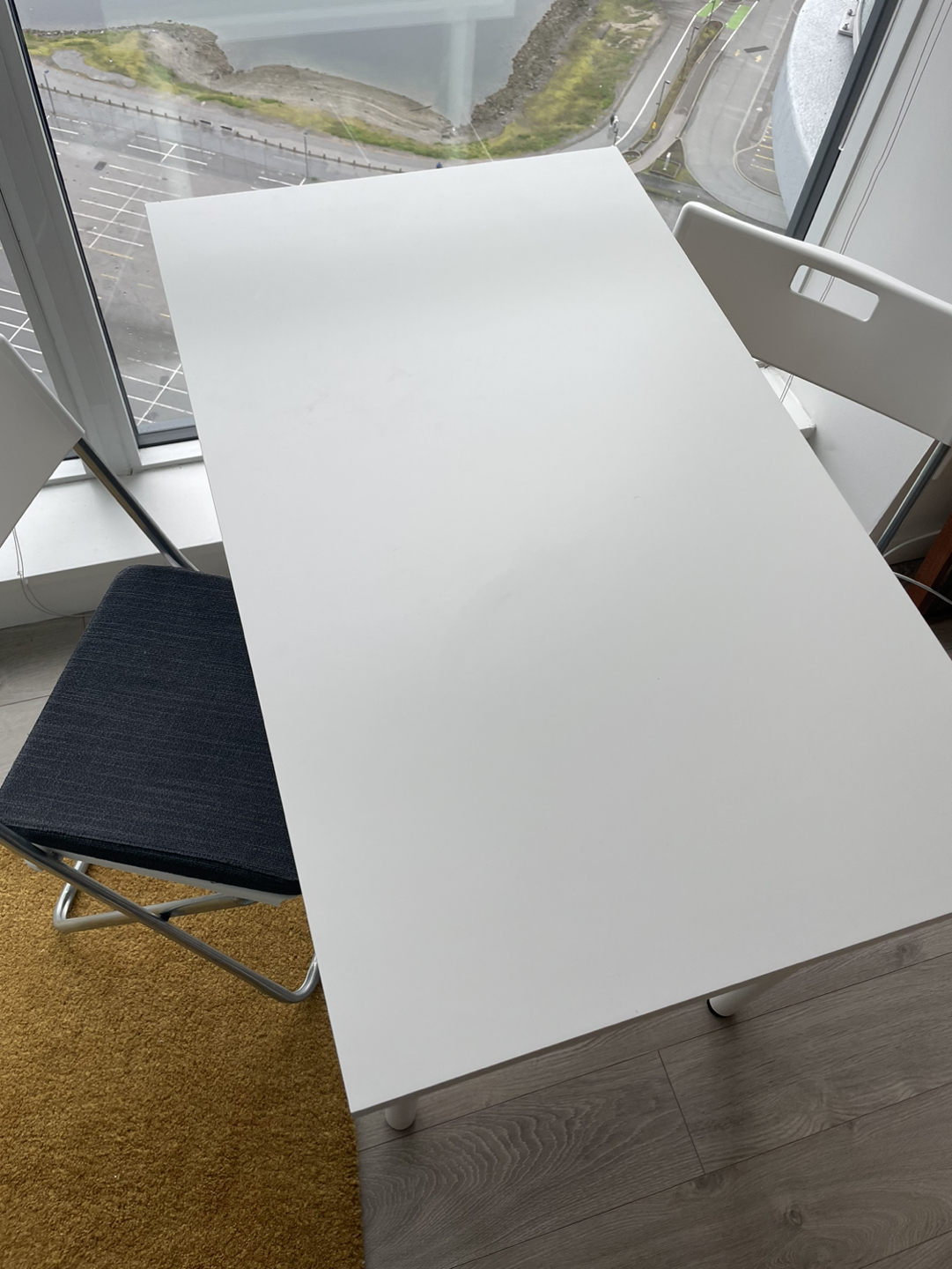 IKEA small dining table desk and two chairs - photo 2