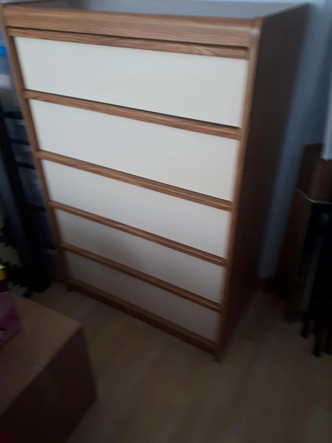 two bedroom  units  dresser with mirror  and six drawer  dresser