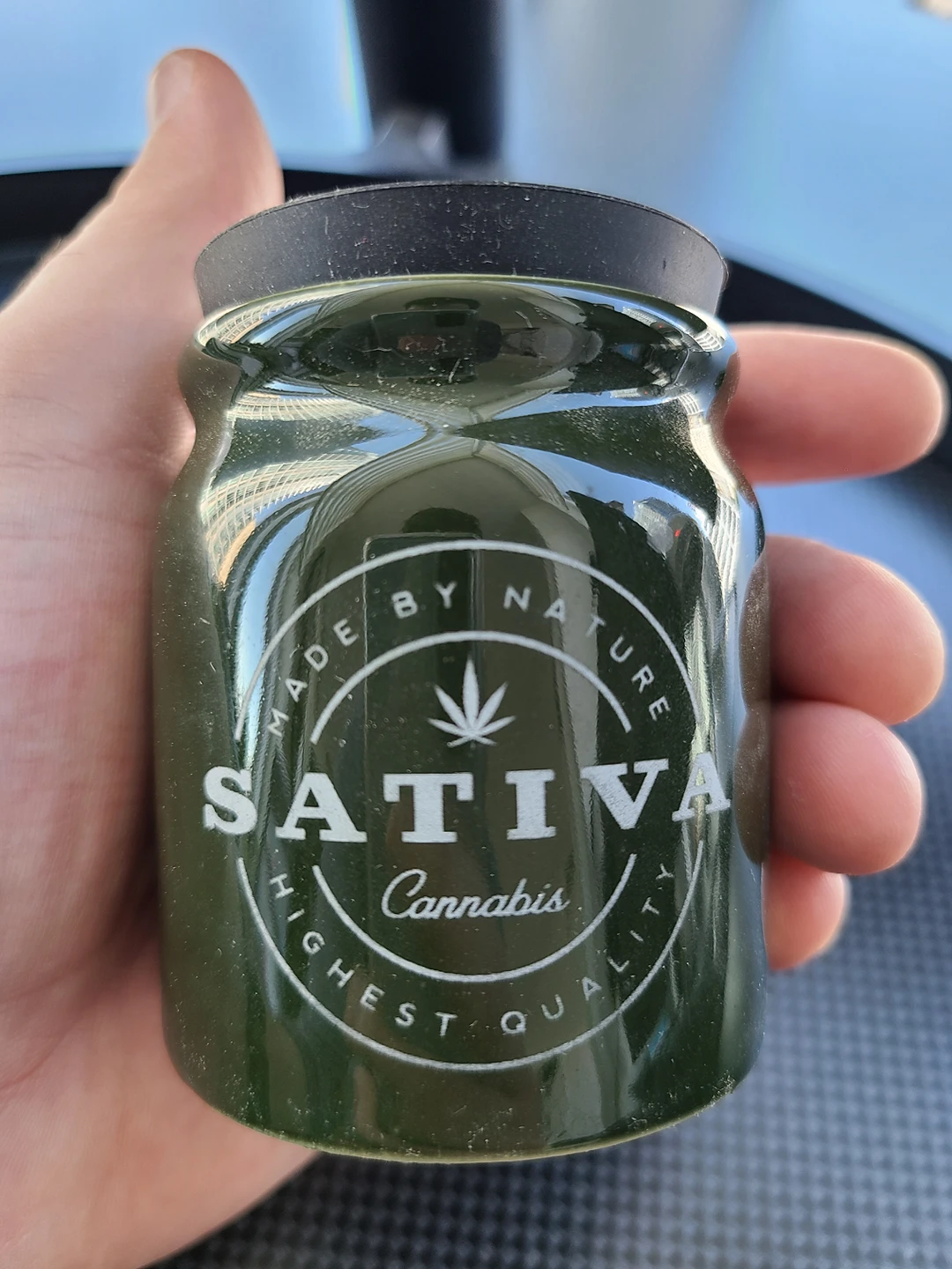 Sativa Ceramic Jar