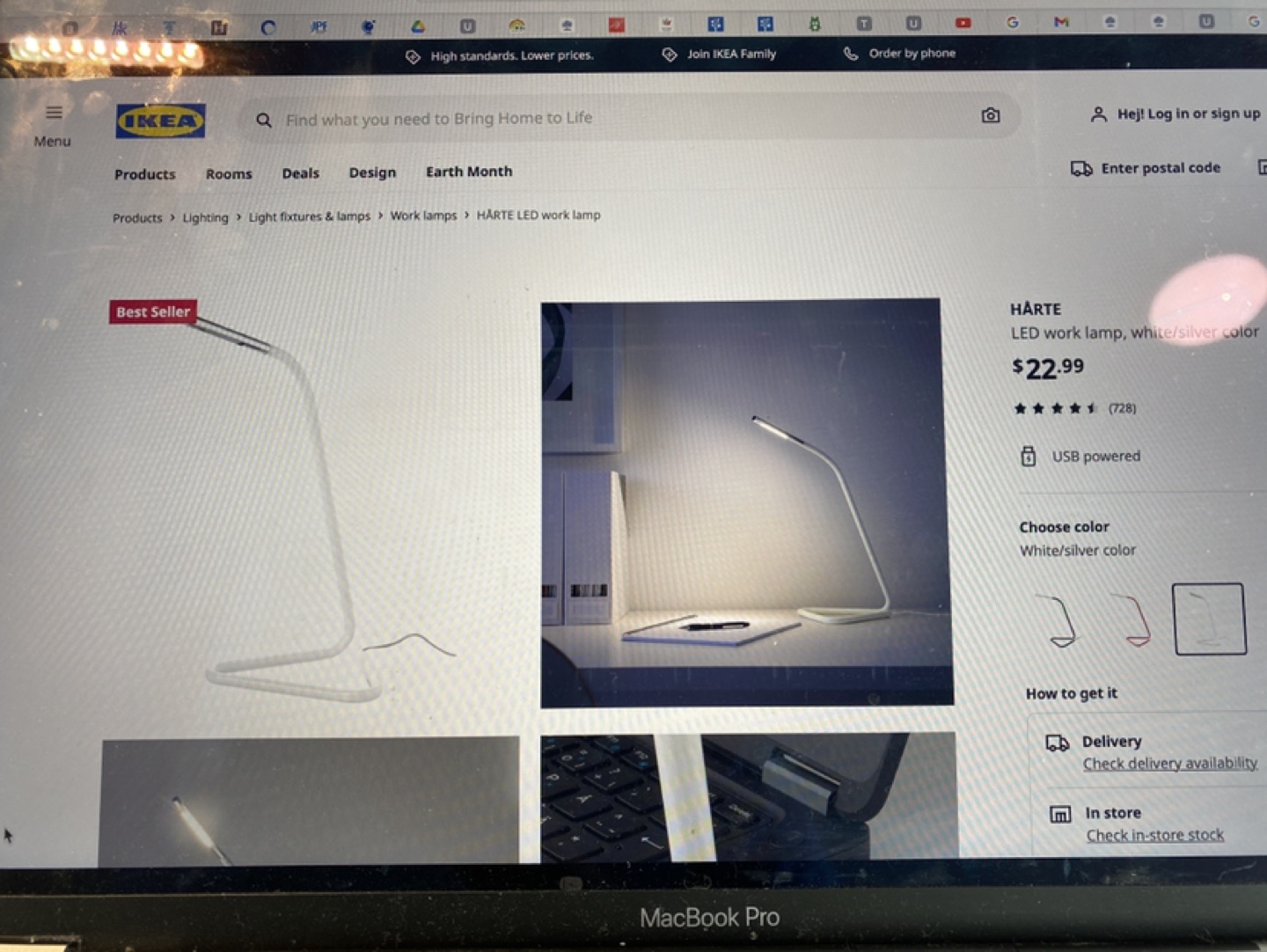 【Final Sale!!】IKEA LED desk lump! - photo 2
