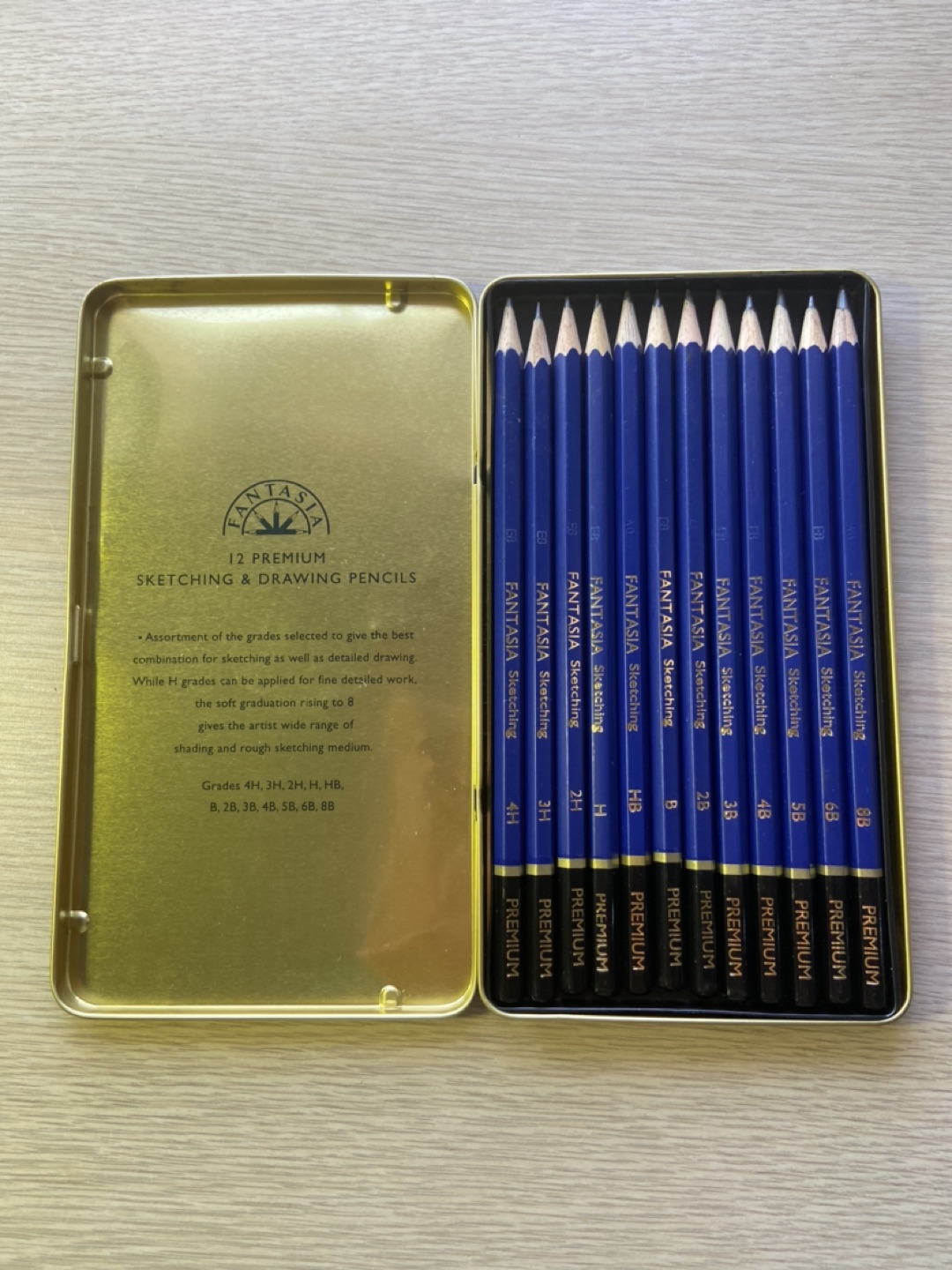 Fantasia Premium Set of 12 Sketching and Drawing Pencils image indicator(2)