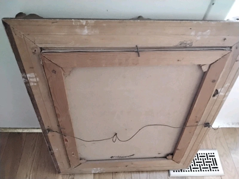 Beautiful  Old Original  German  Painting image indicator(6)