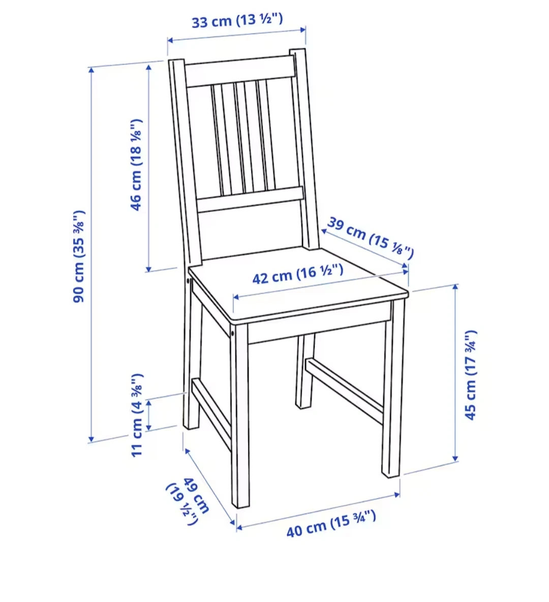 Ikea Ingatorp Dining Table with Chairs - photo 5