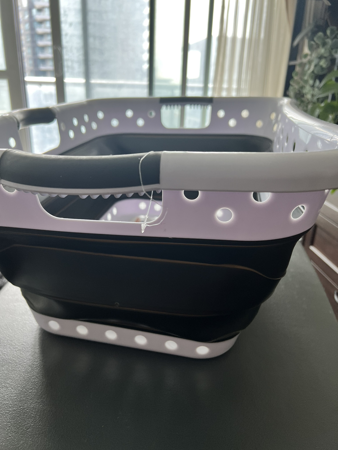 Collapsible laundry basket - photo 2