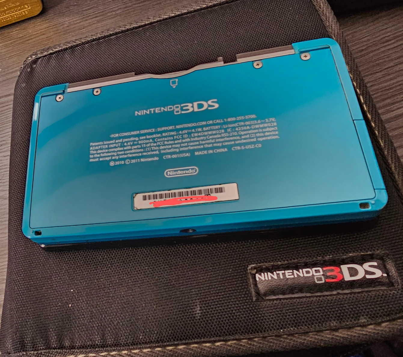 Nintendo 3DS Aqua Blue *MINT* - photo 2