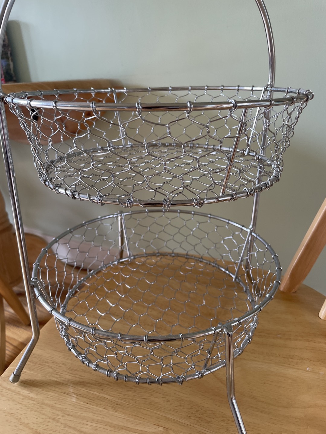 Two tier basket, vegetables, and fruit thumbnail