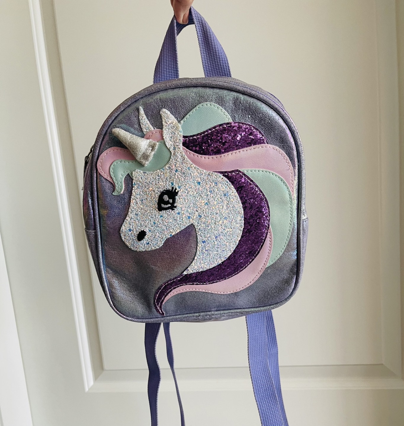 Toddler unicorn backpack thumbnail