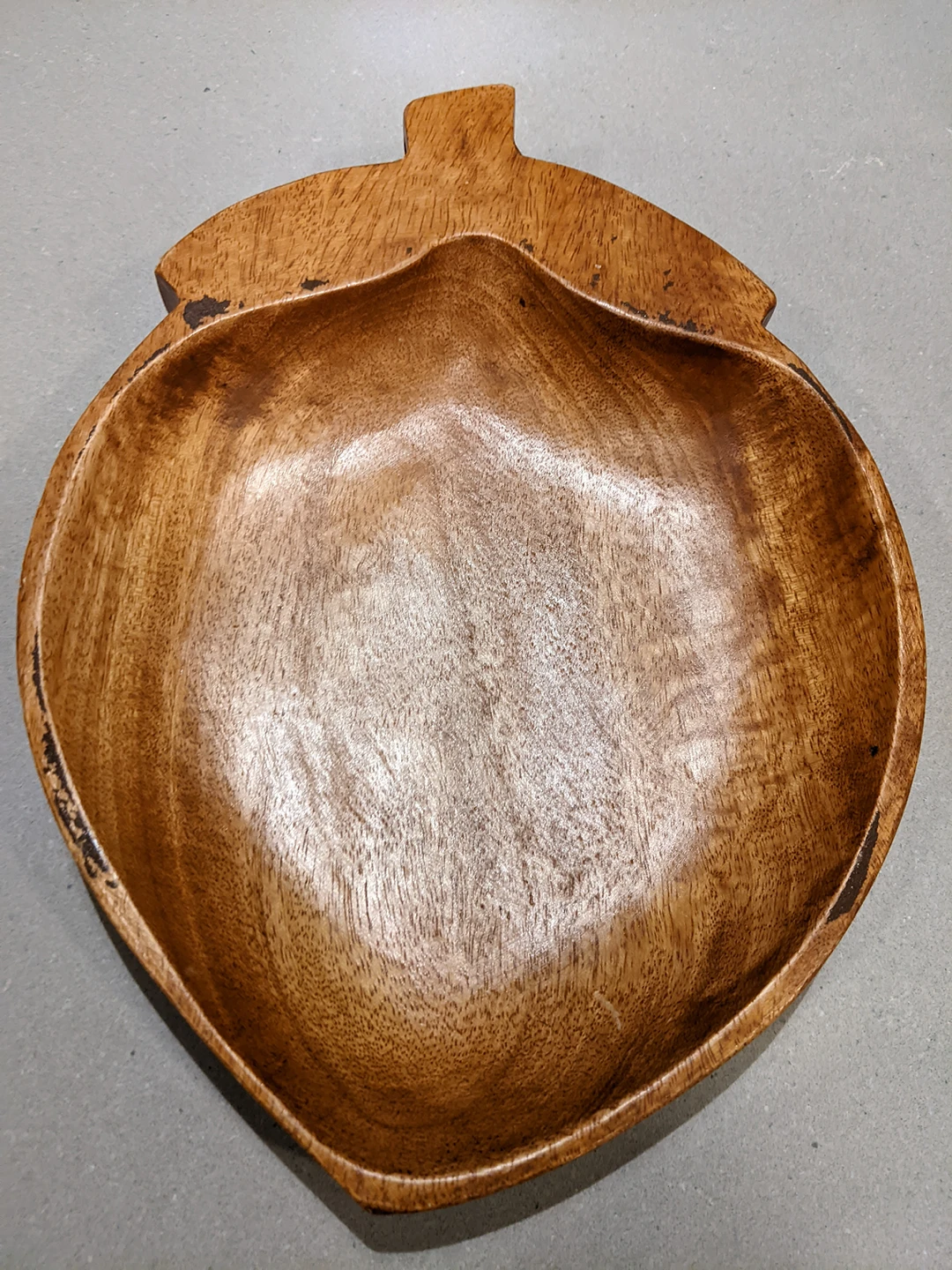 Wood nut bowl or serving dish thumbnail