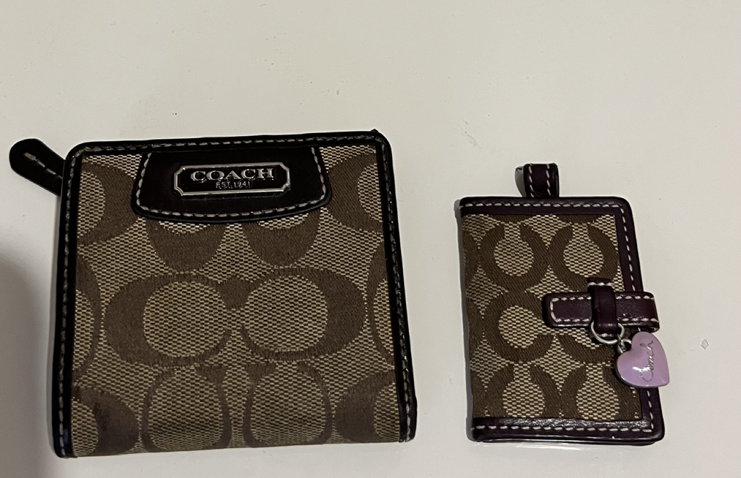 Coach Wallet and Keychain