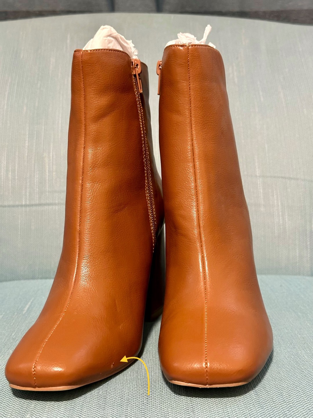 Square Toe Ankle Boots with Foam Cushion | US8 EUR39 image indicator(9)