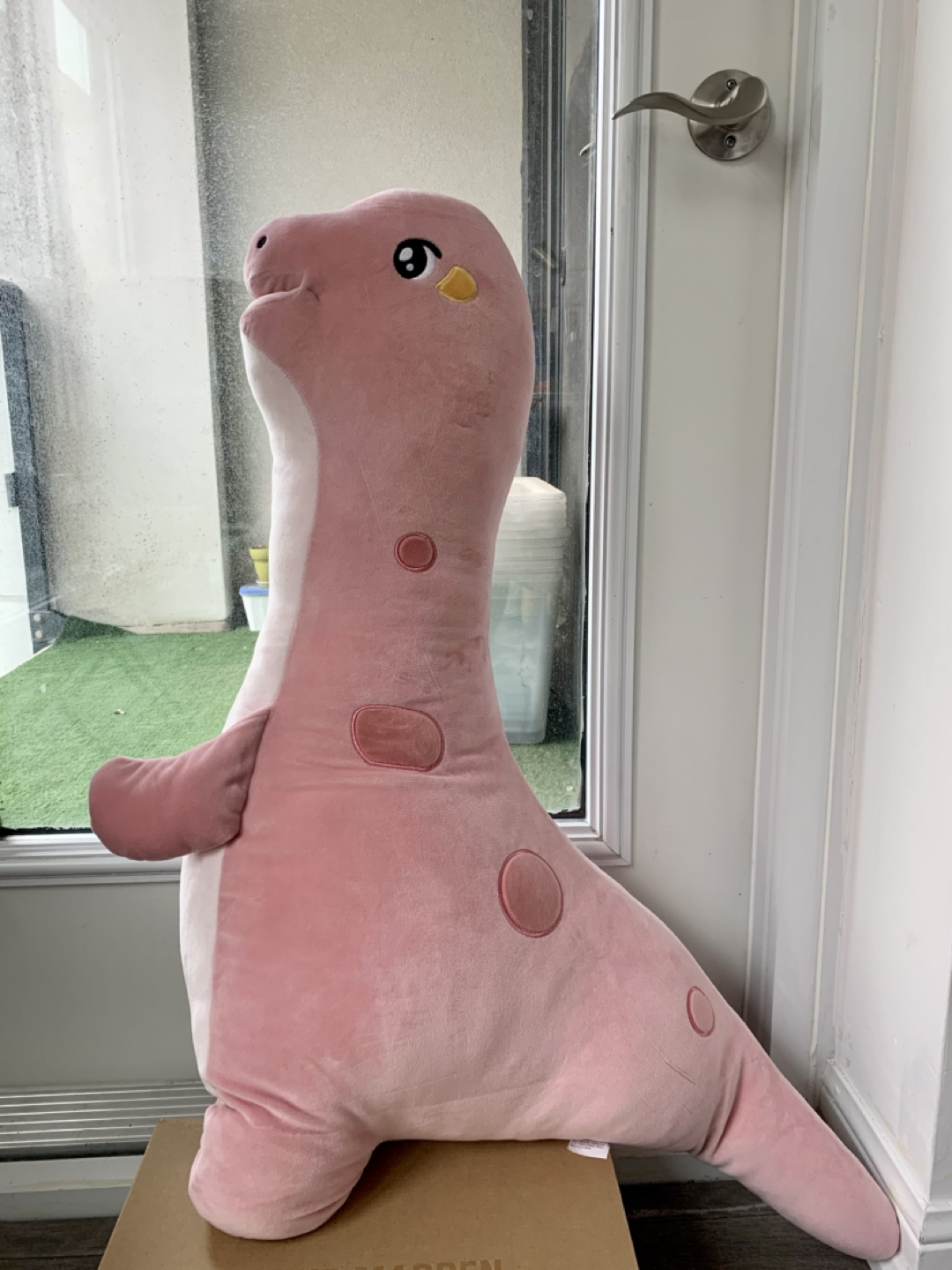 [Brand New!] Pink Dinosaur Plushie - photo 2