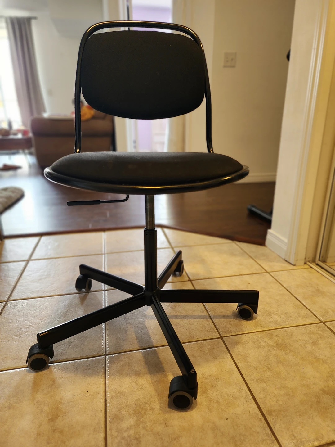 Ikea MICKE Computer desk with Chair image indicator(3)