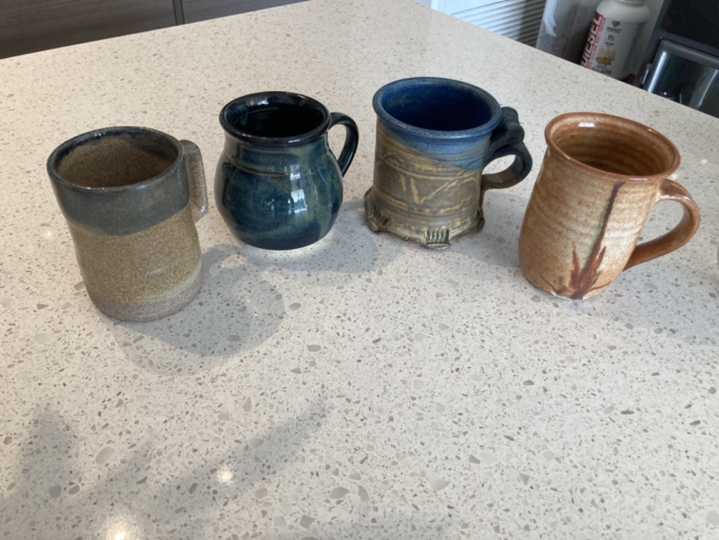 Pottery mugs