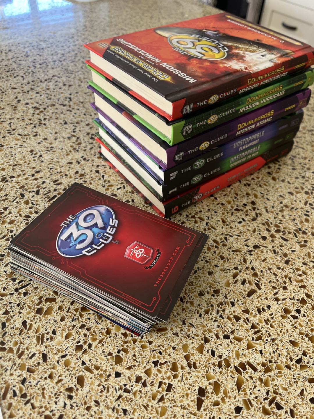 39 Clues Hardcover Books (6) plus cards thumbnail
