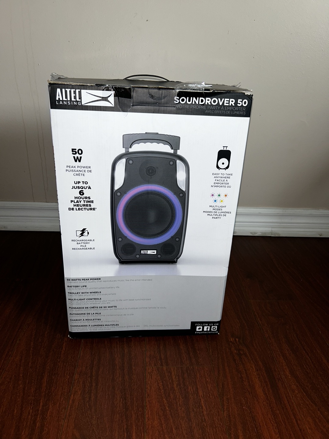 Altec Lansing Soundrover 50 Bluetooth Speaker - photo 3