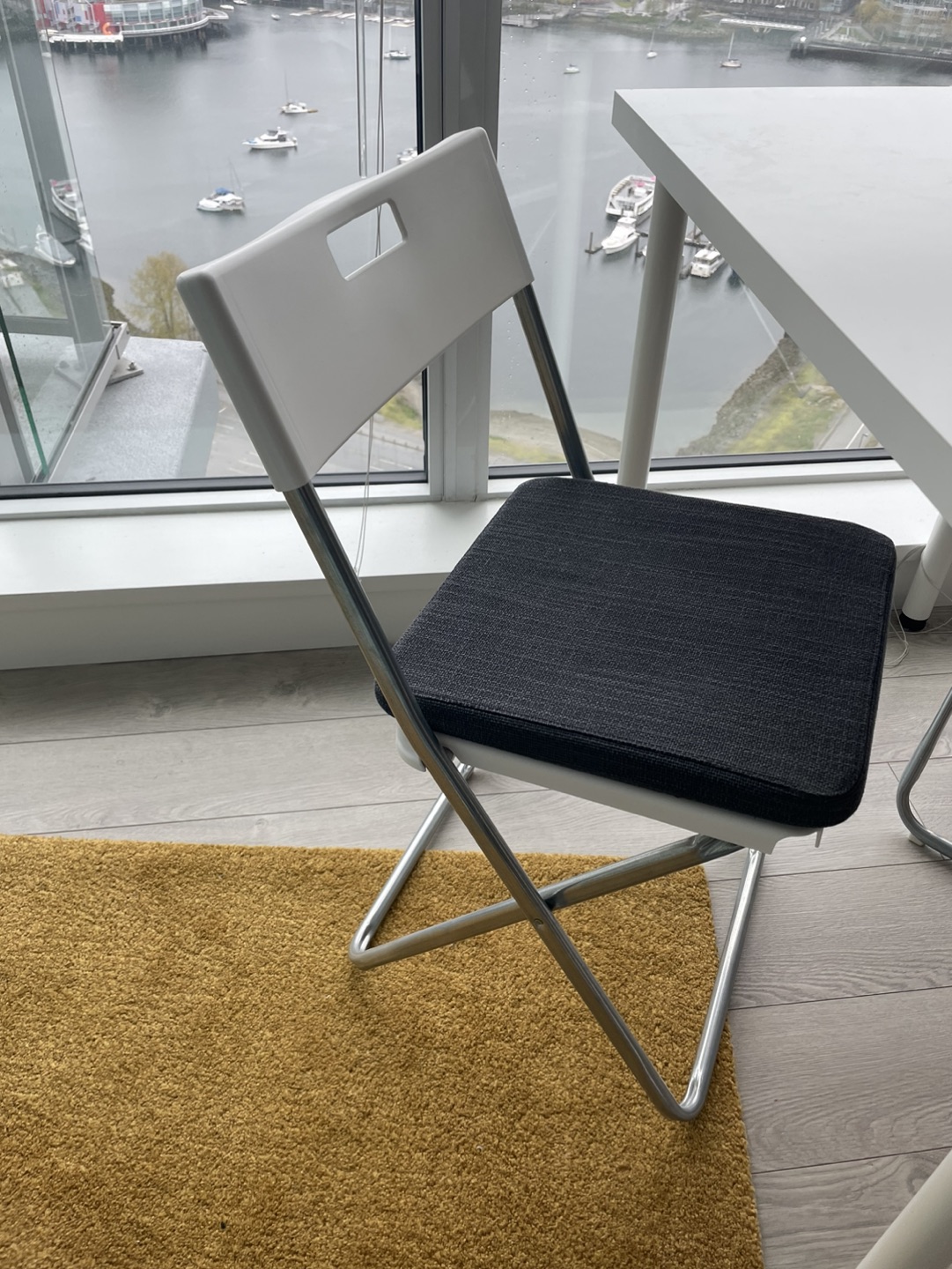 IKEA small dining table desk and two chairs - photo 3