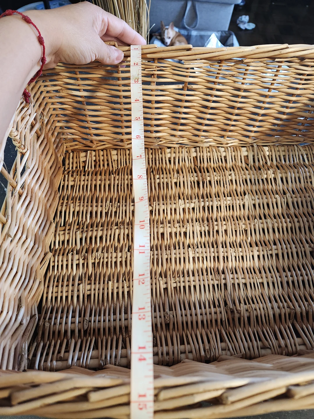 Wicker storage basket image indicator(3)