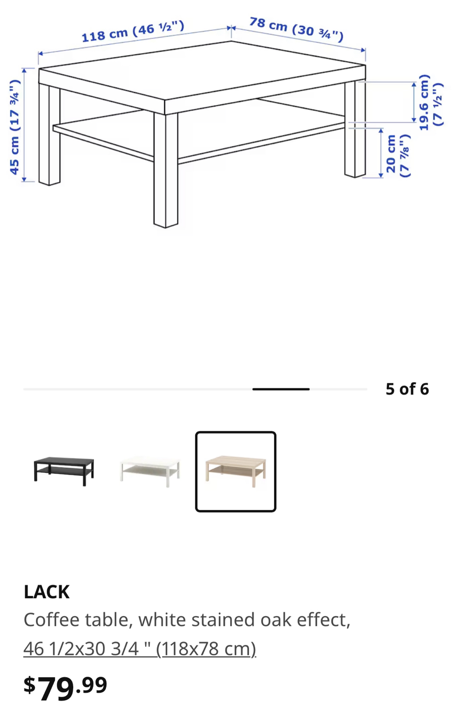 Ikea Lack Coffee Table - photo 4