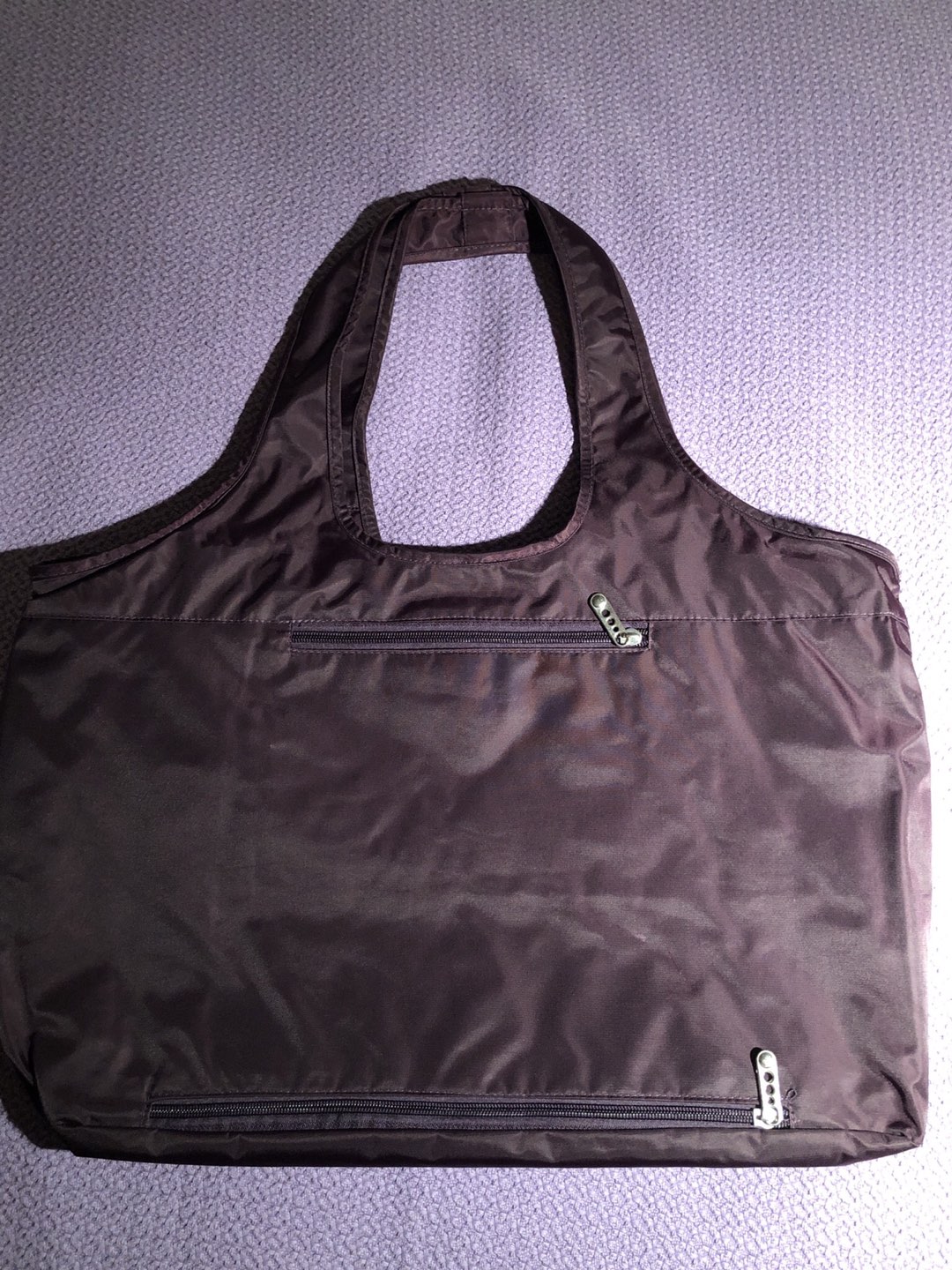 Nylon Tote with Laptop Pocket - Purple image indicator(2)