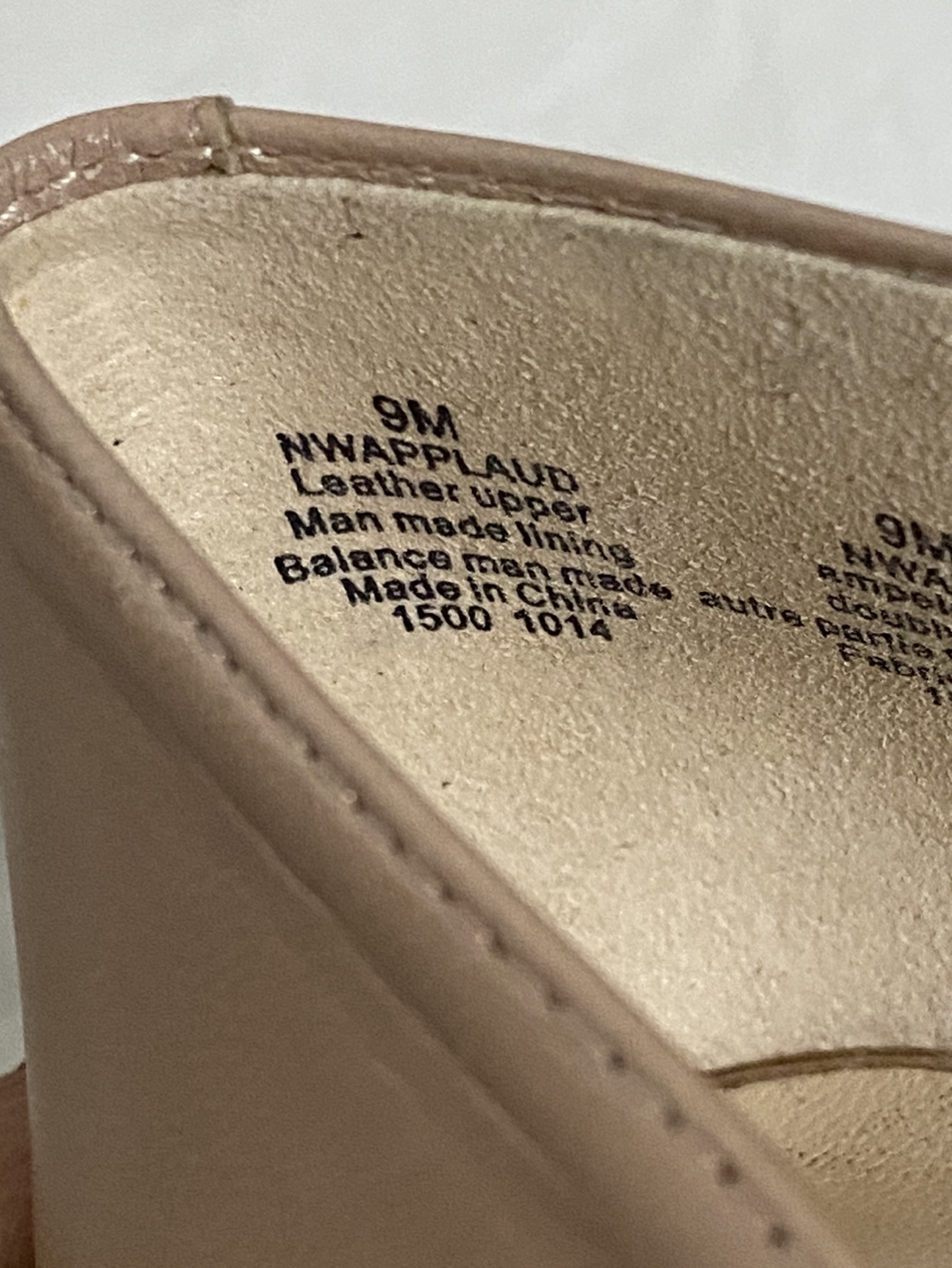 Nine West Neutral Nude Heels Size 9 image indicator(5)