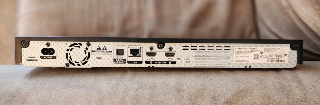 Samsung UBD-K8500 4K Ultra HD Blu-ray Player image indicator(3)