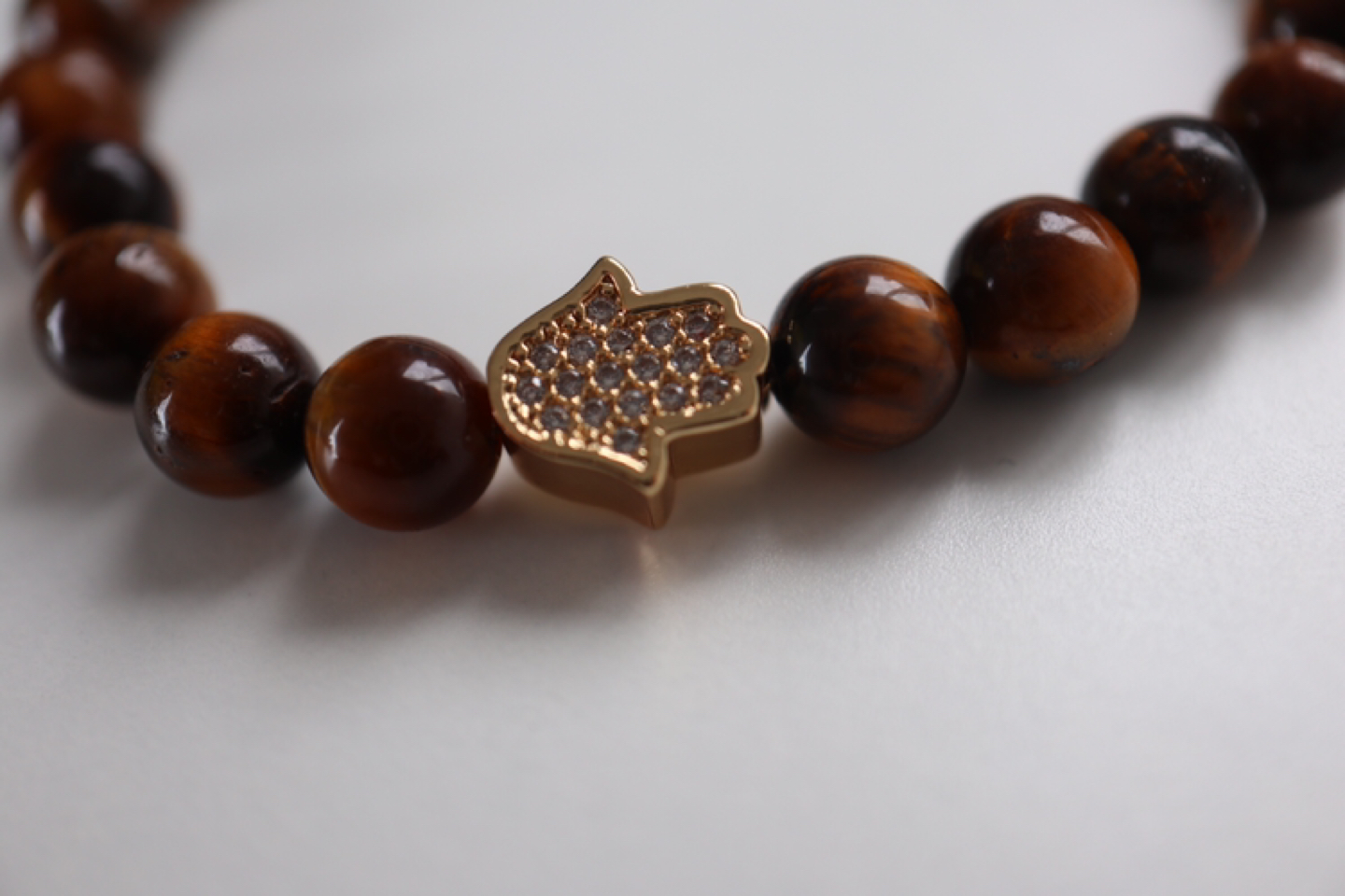 Handmade tiger’s eye bracelet 🪬 - photo 3