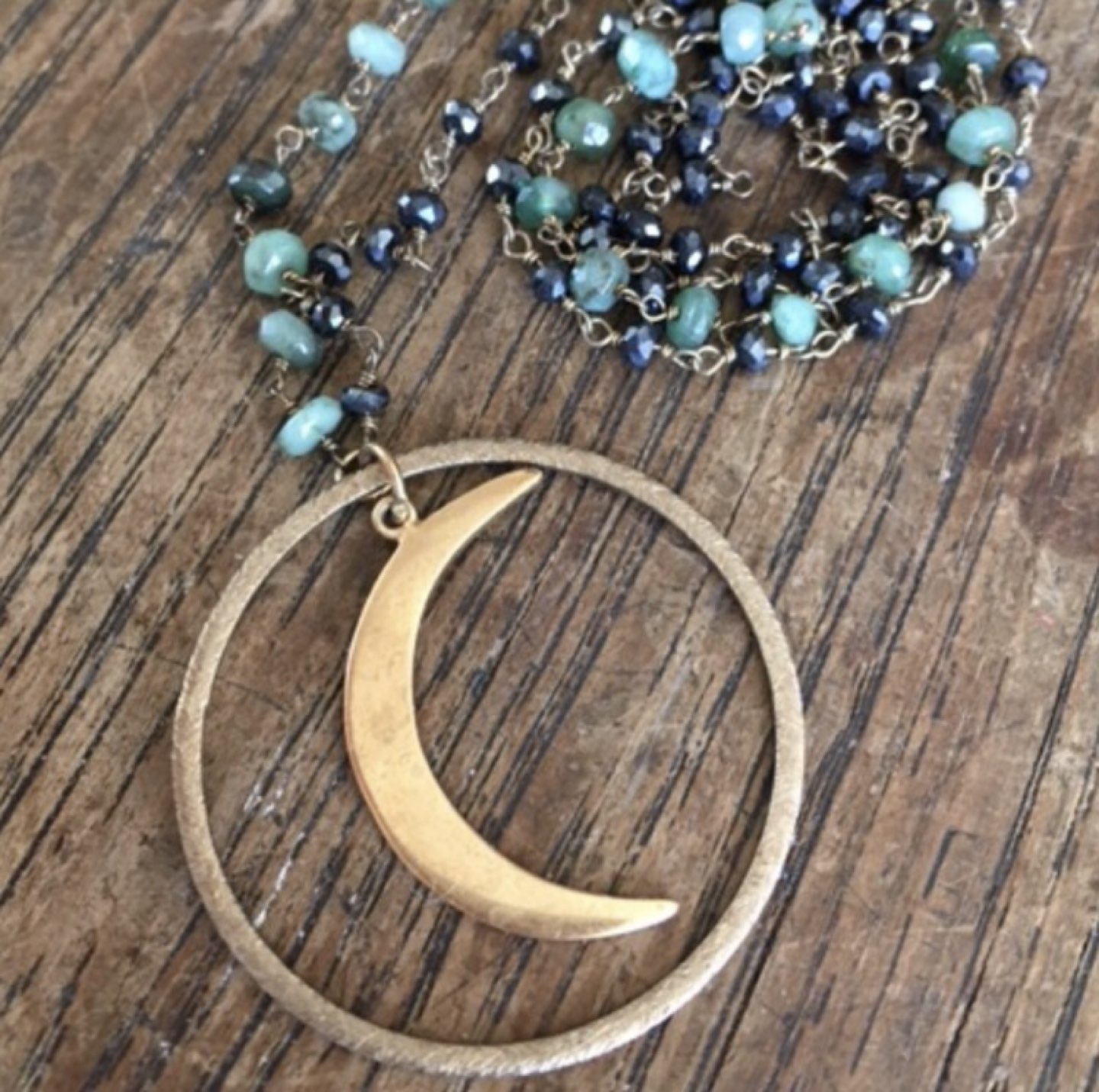 Vintage Boho Moon Necklace image indicator(4)