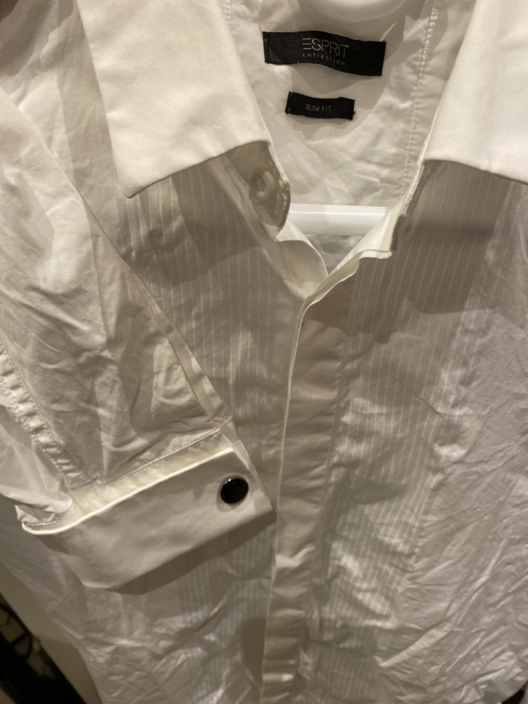 Esprit slim fit white dress shirt size 15 - photo 2