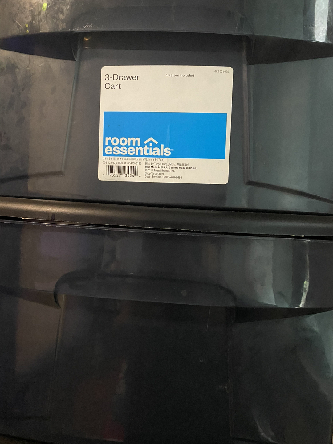 Plastic drawer cart - photo 2