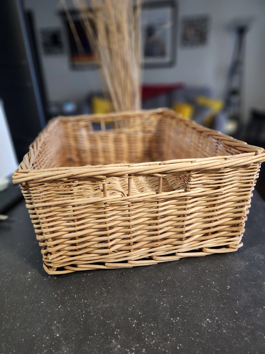 Wicker storage basket thumbnail