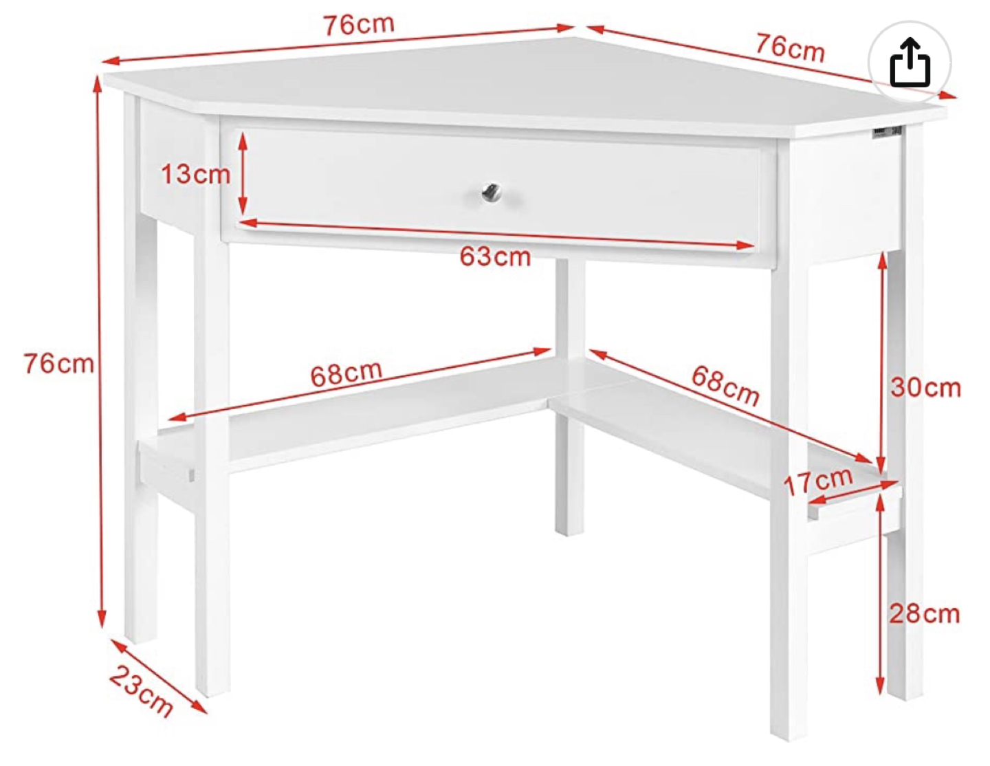 White corner desk assembled image indicator(4)