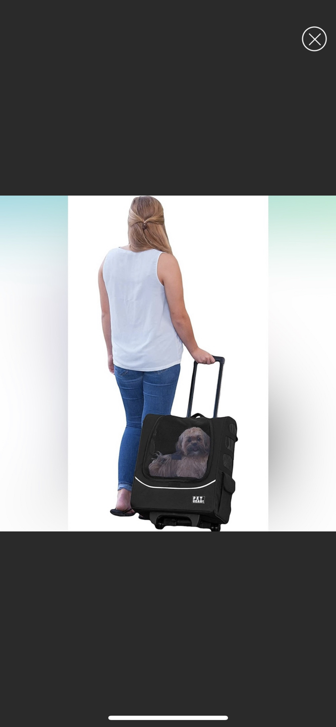 Roller Backpack for Cats/Dogs With Tether & Extendable Handle image indicator(2)