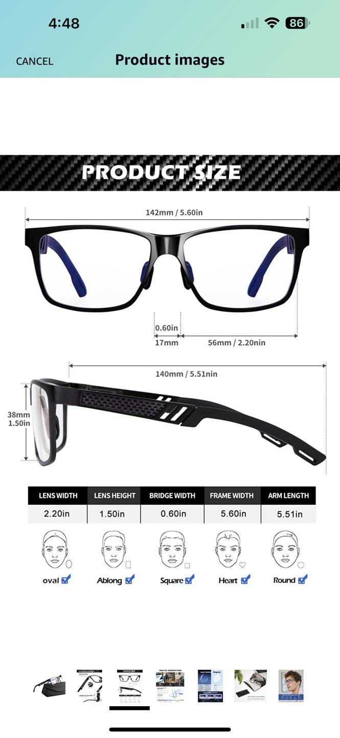 New Blue Light Glasses Men Women - photo 3