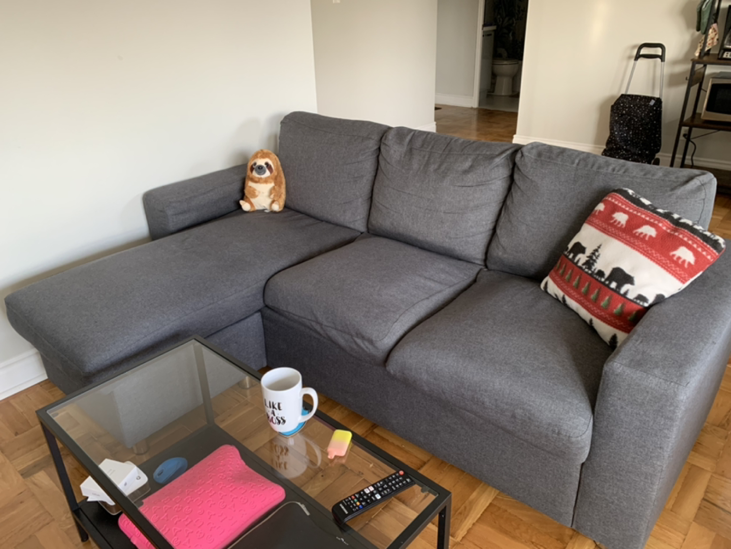 L shape sofa